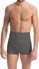 Men's shaping control boxer briefs with waist girdle