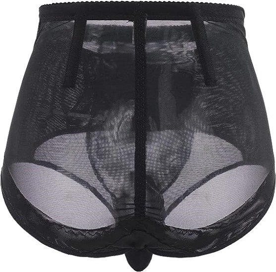 Men's Tummy Control Shapewear Slimmming Girdle Waist Trainer Lace Briefs